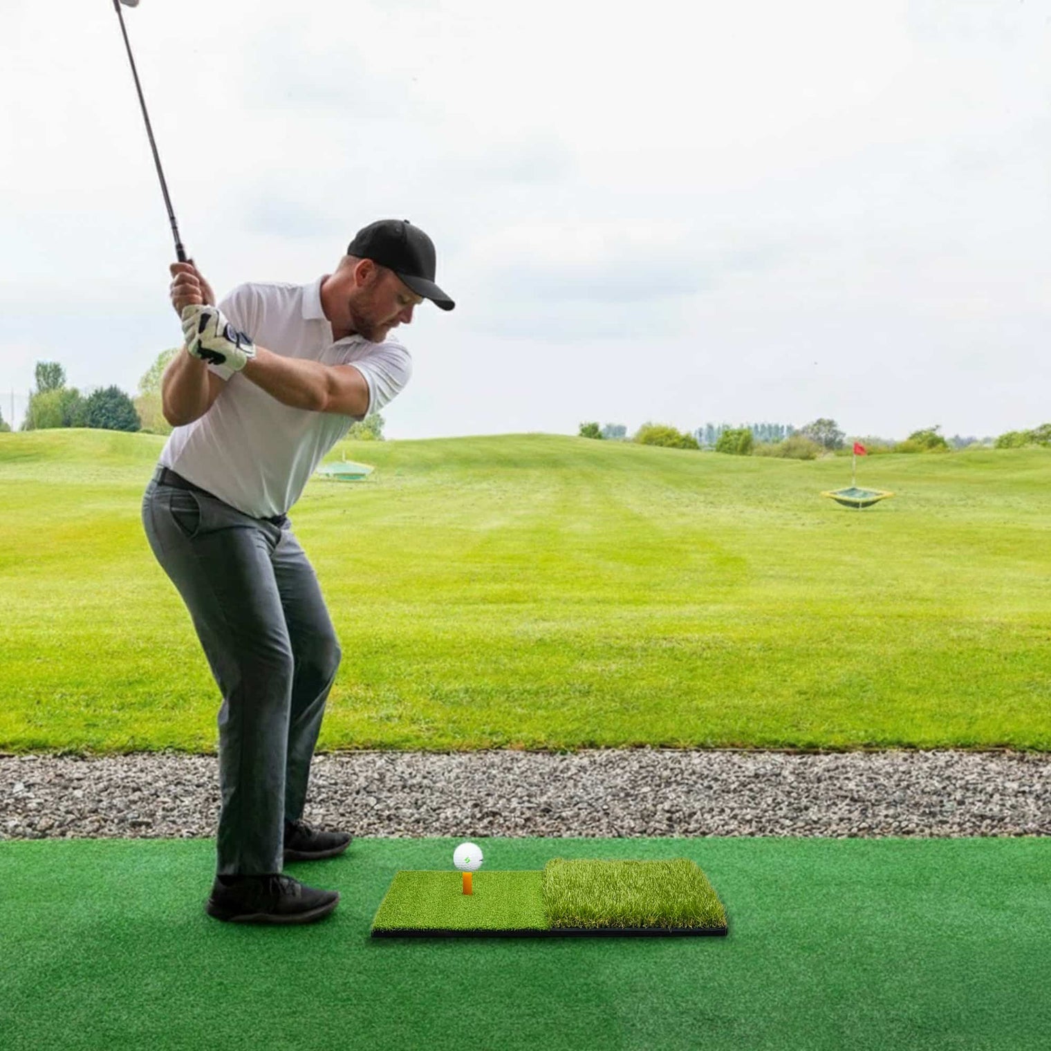 Saplize GM04 Foldable Golf Hitting Mat