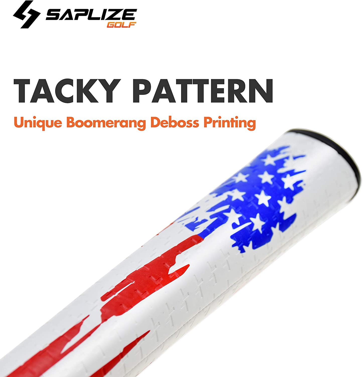 American Flag Golf Grips-USA Flag Golf Putting Grips, Pistol Shape Anti-Slip Pattern