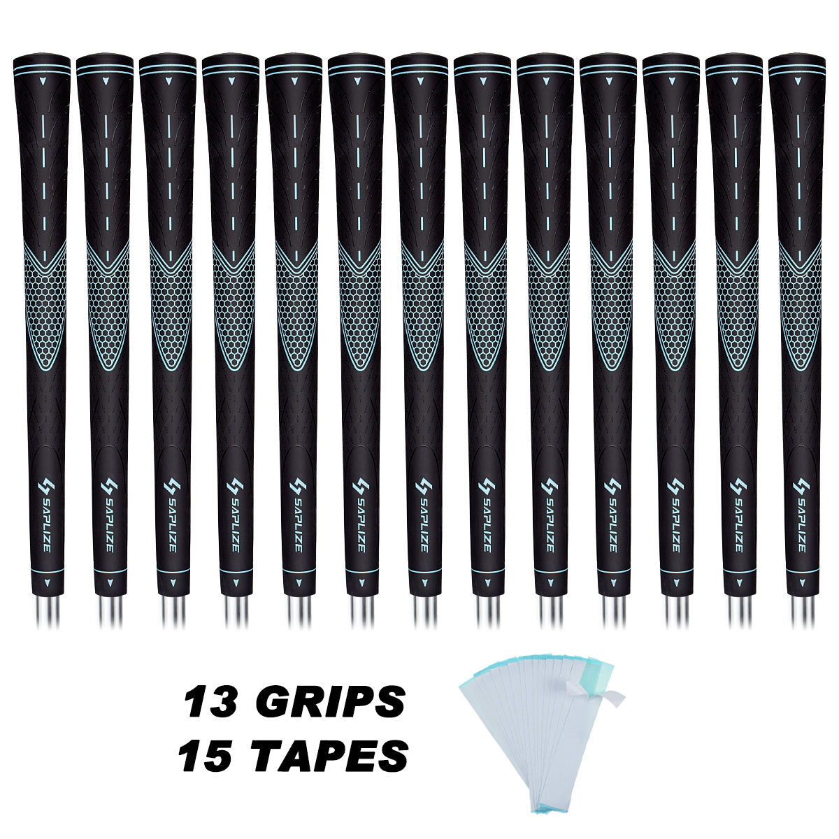 CC01 Rubber Golf Grips 13pcs with 15Tape